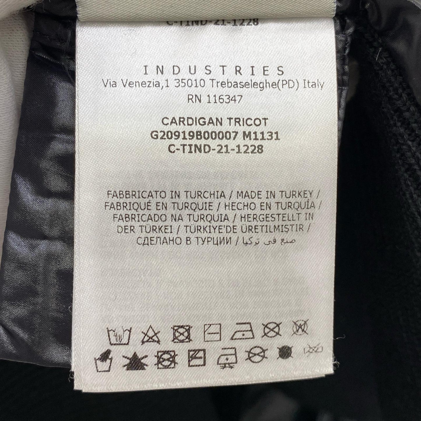 【中古】MONCLER | モンクレール ニット切替ダウンジャケット その他アウター G20919B00007 ブラック サイズ：L【加古川店】