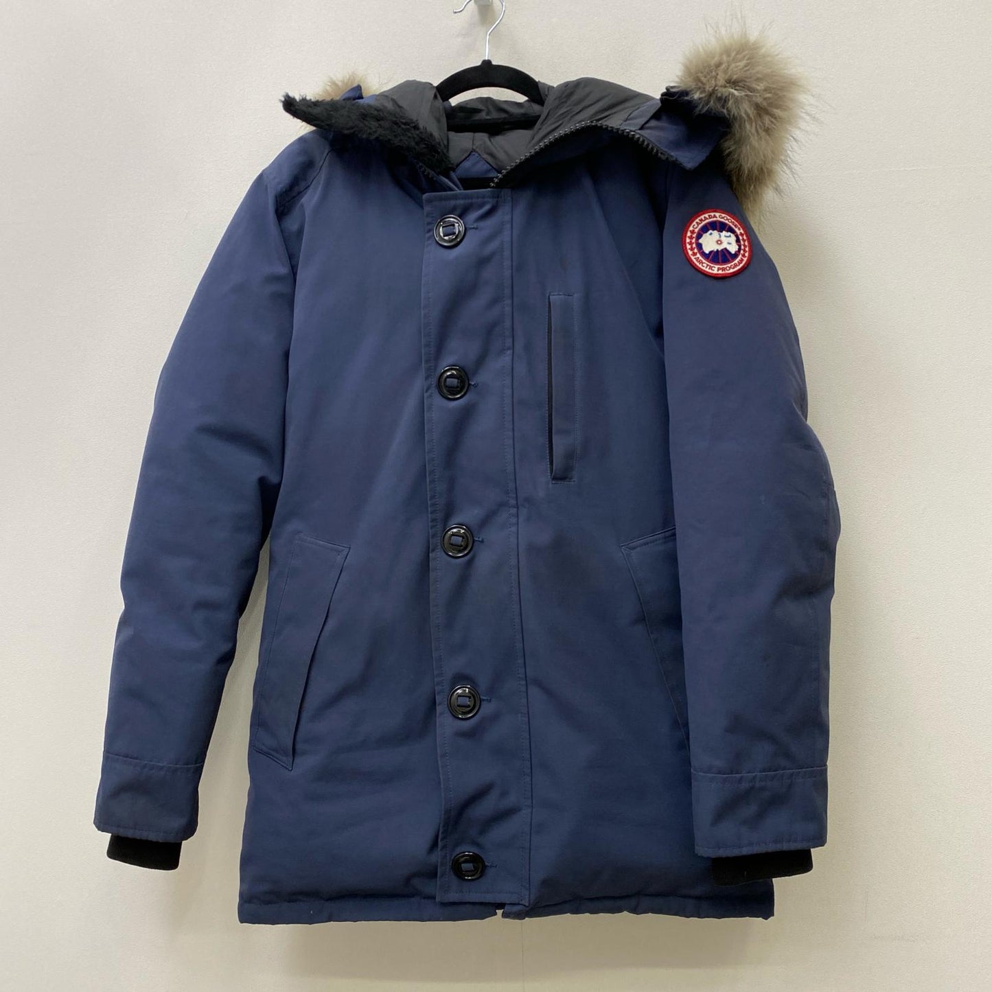 【中古】CANADA GOOSE | カナダグース JASPER PARKA ダウンジャケット 3438JM ネイビー サイズ：XS【加古川店】