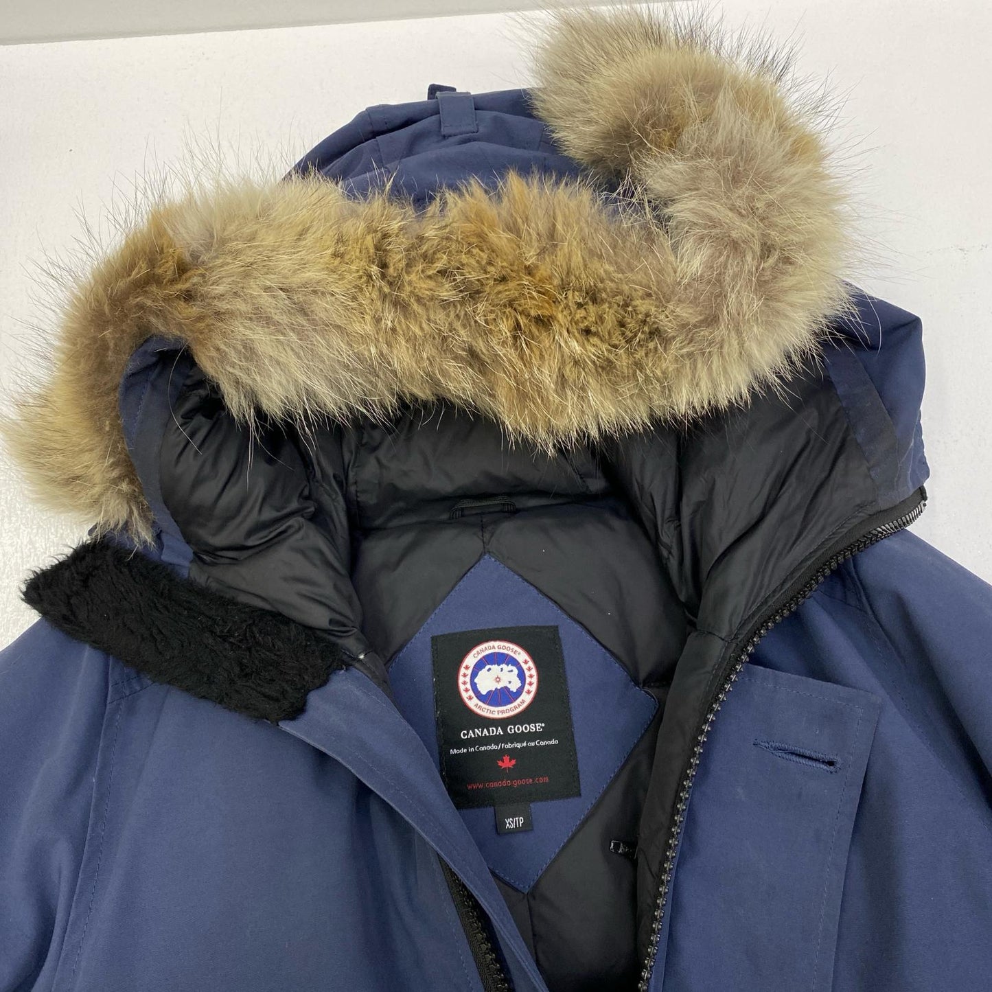 【中古】CANADA GOOSE | カナダグース JASPER PARKA ダウンジャケット 3438JM ネイビー サイズ：XS【加古川店】