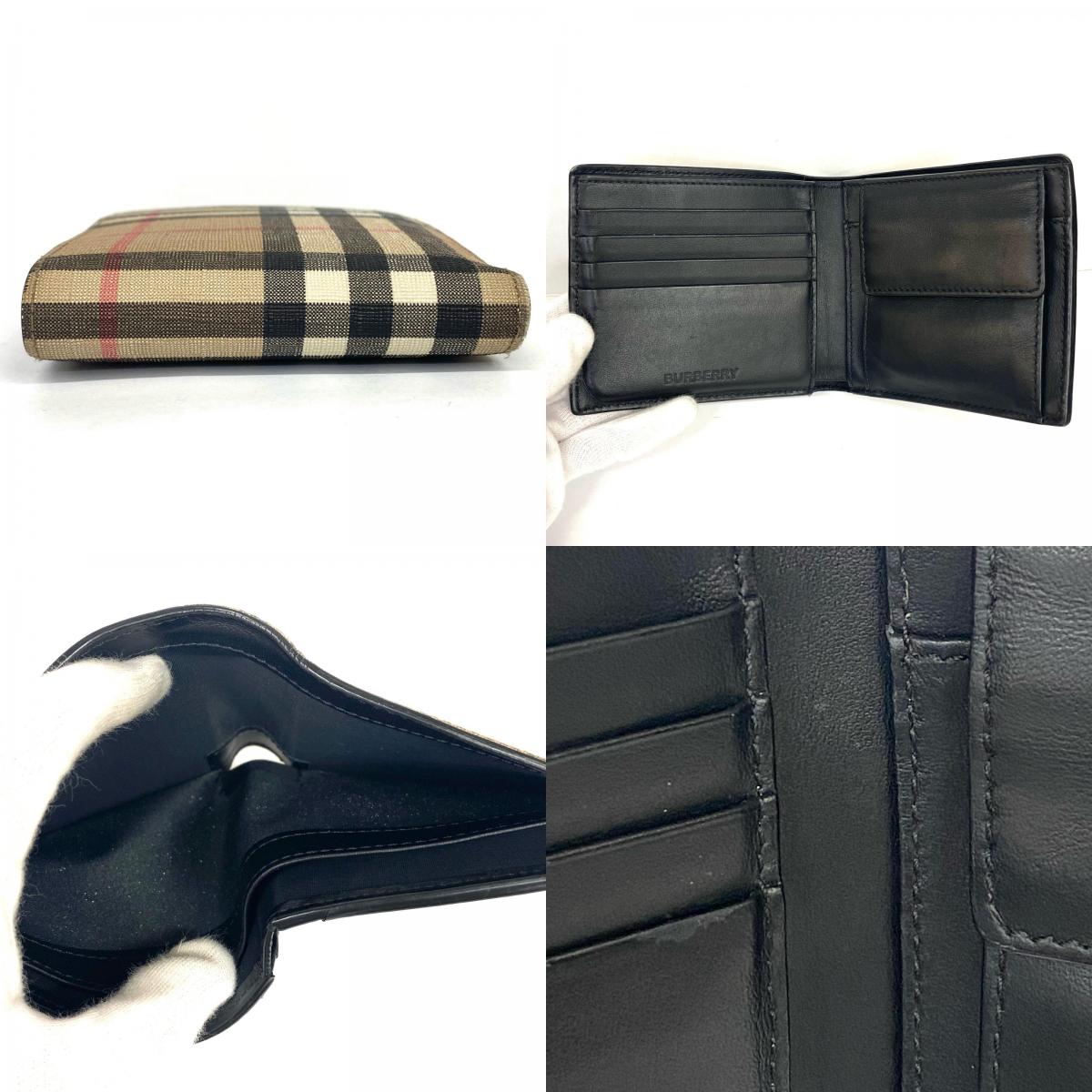 【中古】BURBERRY | バーバリー novacheck 2つ折り 二つ折り財布【加古川店】