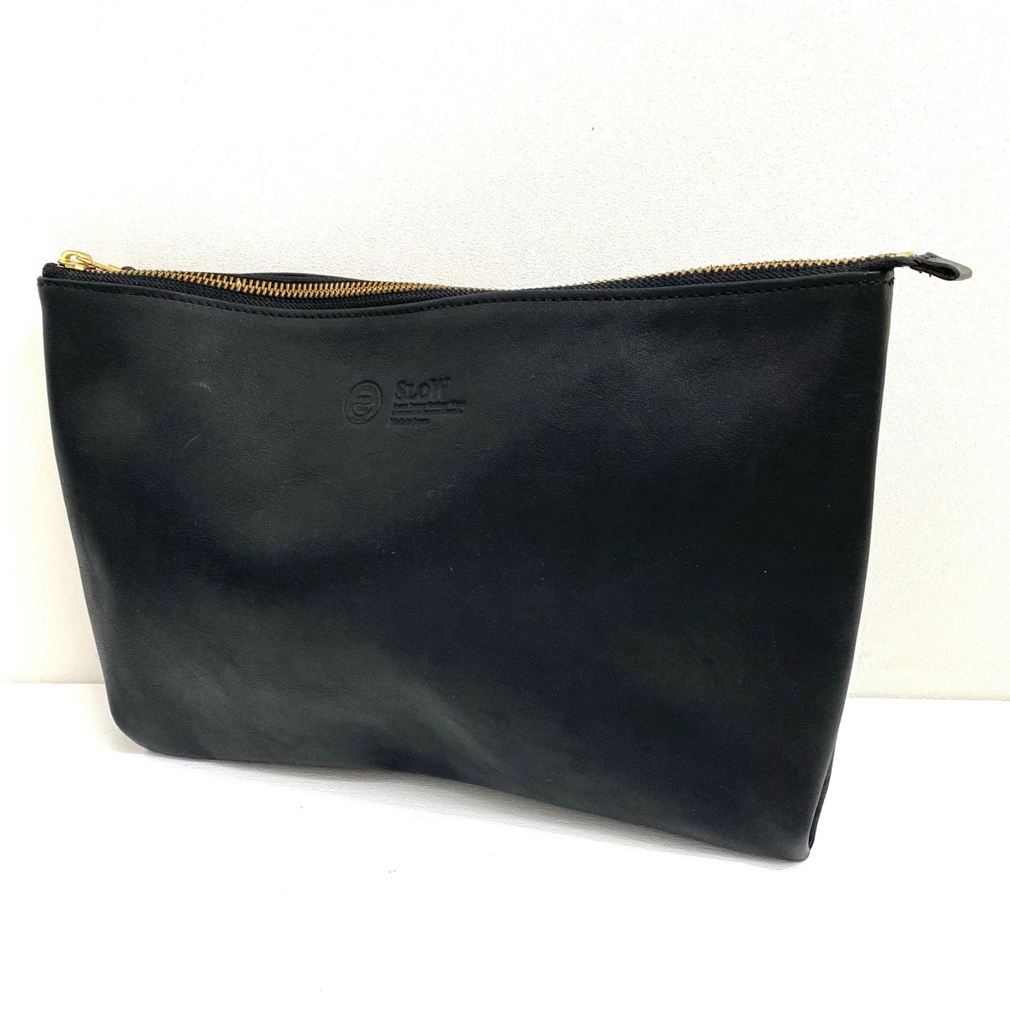 【中古】SLOW | スロウ rubono ポーチ L クラッチバッグ ブラック【加古川店】