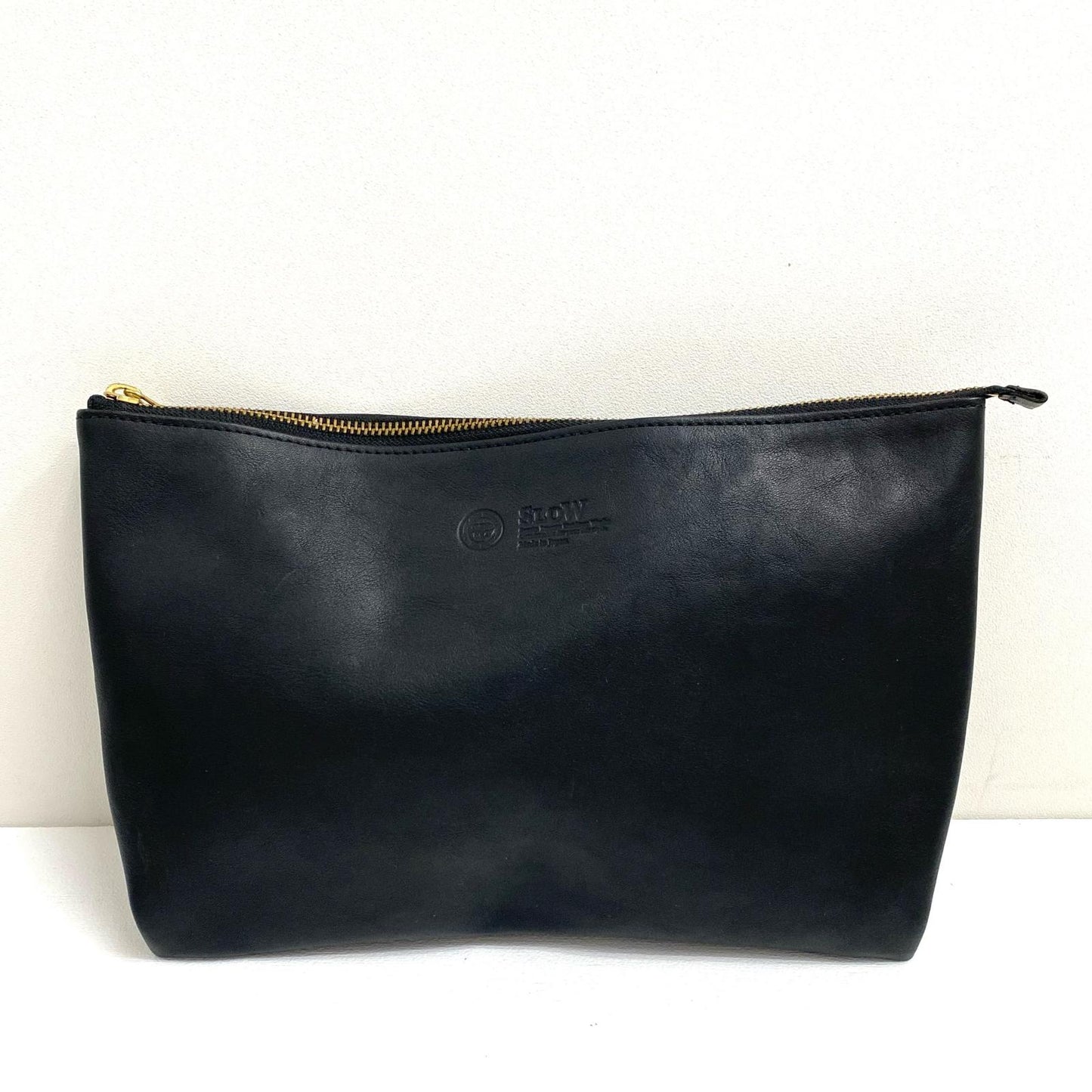 【中古】SLOW | スロウ rubono ポーチ L クラッチバッグ ブラック【加古川店】