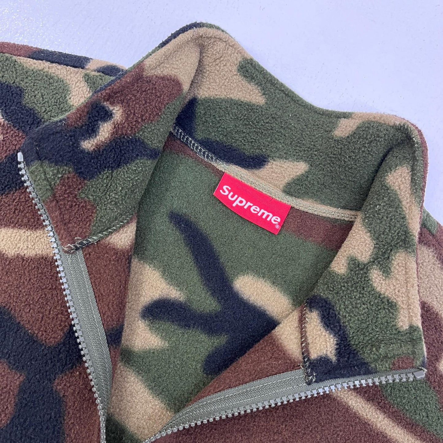 Supreme | シュプリーム polartec half zip pullover フリース カモ Lサイズ 19AW その他トップス カモ サイズ：L