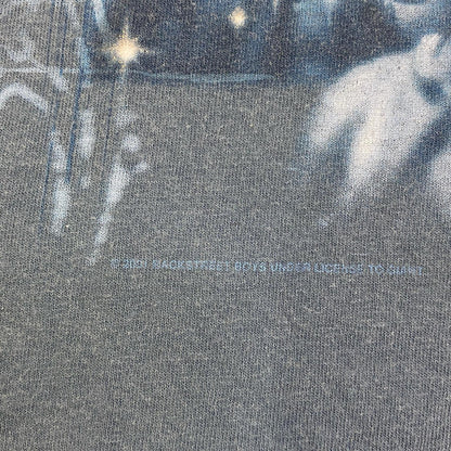 【中古】 BACK STREET BOYS GIANT 半袖Ｔシャツ ブルー サイズ：M【加古川店】
