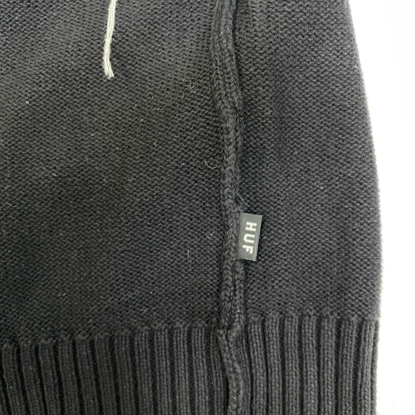 【中古】HUF | ハフ Survive Cable Knit Sweater ニット ブラック サイズ：M【加古川店】
