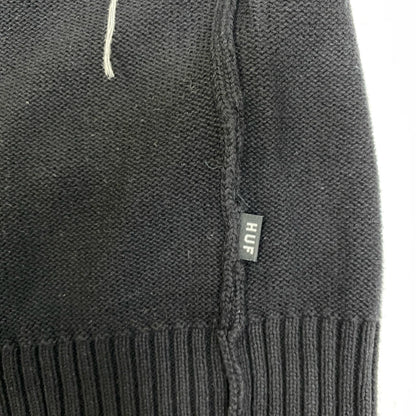 【中古】HUF | ハフ Survive Cable Knit Sweater ニット ブラック サイズ：M【加古川店】