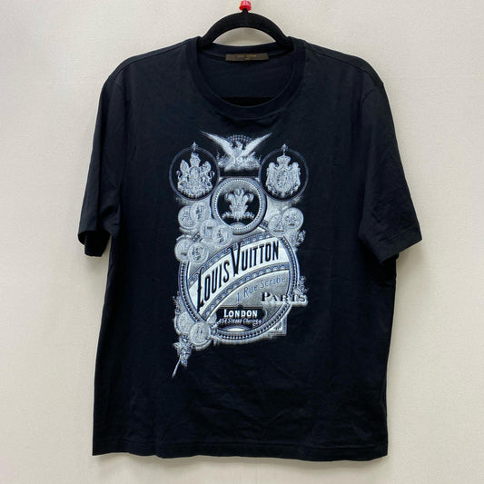 【中古】LOUIS VUITTON | ルイ・ヴィトン 国内正規品 半袖Ｔシャツ H4JR02JEZ ブラック サイズ：L【加古川店】