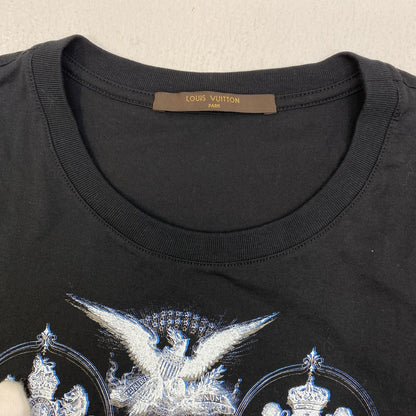 【中古】LOUIS VUITTON | ルイ・ヴィトン 国内正規品 半袖Ｔシャツ H4JR02JEZ ブラック サイズ：L【加古川店】