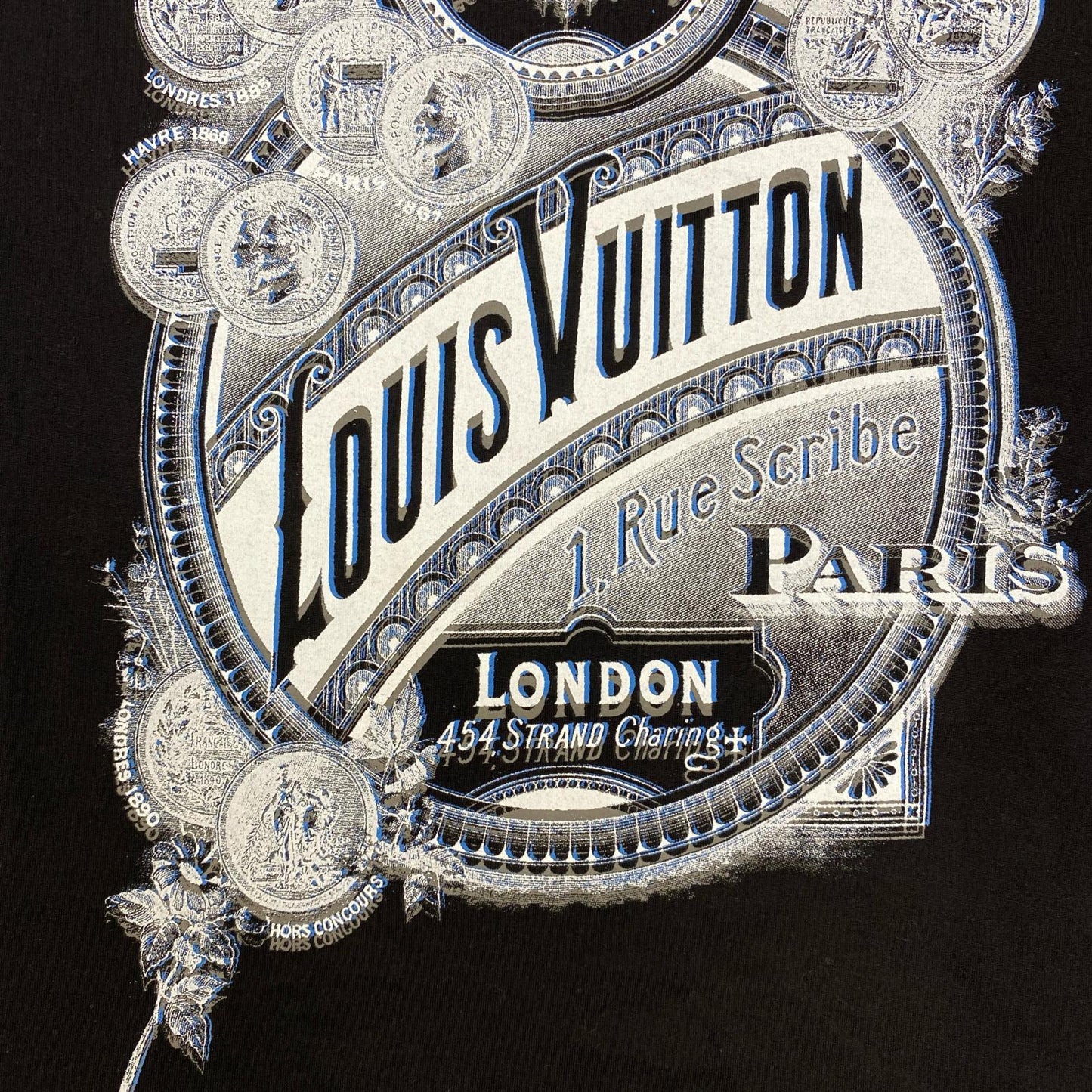 【中古】LOUIS VUITTON | ルイ・ヴィトン 国内正規品 半袖Ｔシャツ H4JR02JEZ ブラック サイズ：L【加古川店】