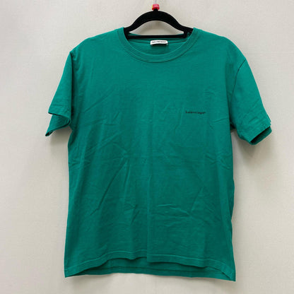 【中古】BALENCIAGA | バレンシアガ 国内正規品 半袖Ｔシャツ 556107 グリーン サイズ：M【加古川店】