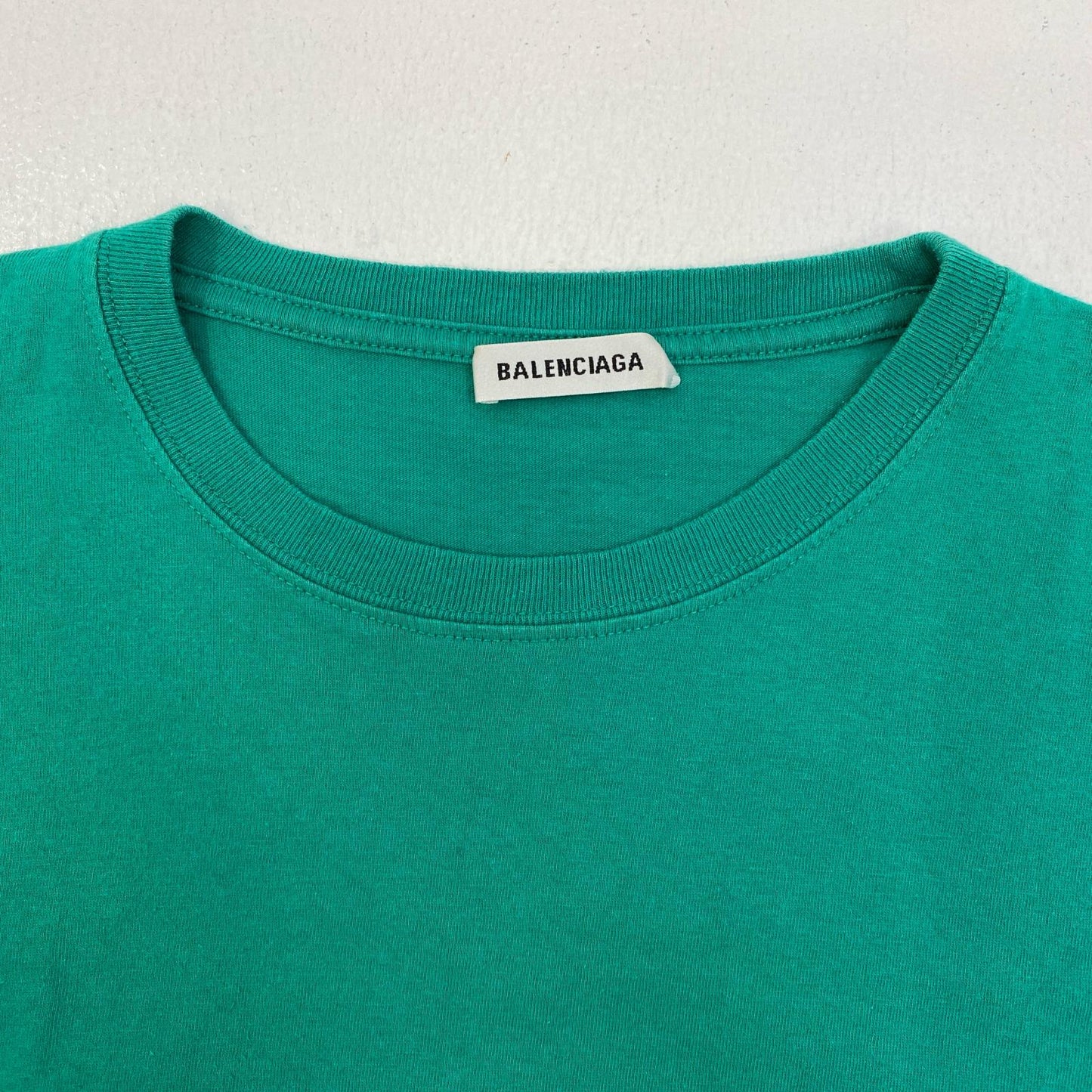 【中古】BALENCIAGA | バレンシアガ 国内正規品 半袖Ｔシャツ 556107 グリーン サイズ：M【加古川店】