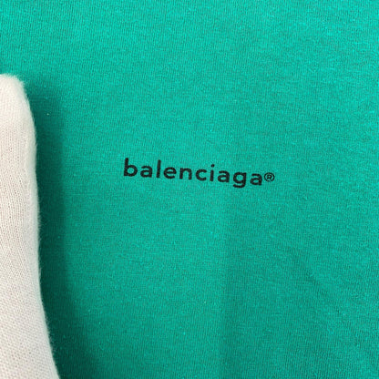 【中古】BALENCIAGA | バレンシアガ 国内正規品 半袖Ｔシャツ 556107 グリーン サイズ：M【加古川店】