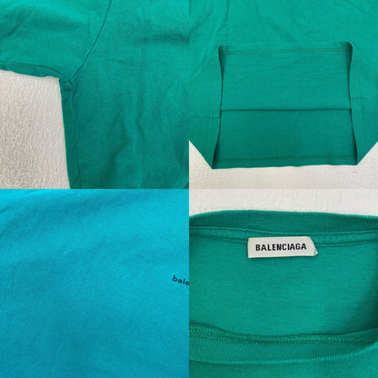 【中古】BALENCIAGA | バレンシアガ 国内正規品 半袖Ｔシャツ 556107 グリーン サイズ：M【加古川店】
