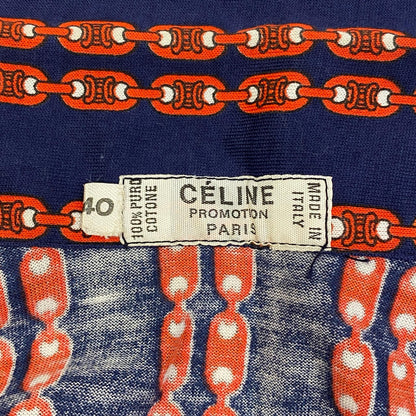 【中古】CELINE | セリーヌ トリオンフチェーン　国内正規品 長袖シャツ サイズ：40【加古川店】