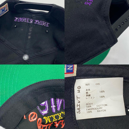 【中古】SAINT MICHAEL | セントマイケルセイントマイケル CAP SINNER SHINE キャップ SM-HR1-0000-090 ブラック【加古川店】