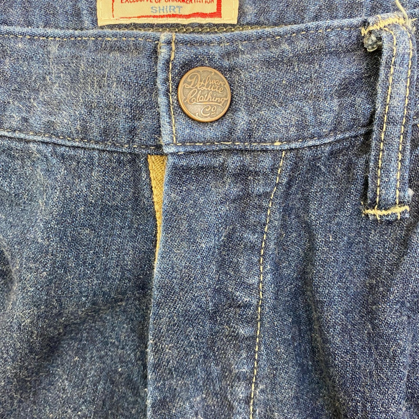 【中古】DELUXEWARE | デラックスウエア 50s PAINTER TROUSERS デニムパンツ DX8011 インディゴ サイズ：33【加古川店】