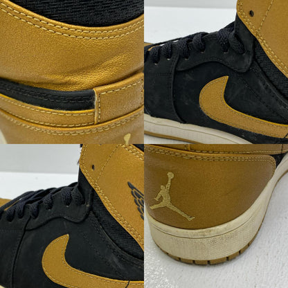 【中古】NIKE | ナイキ Air Jordan 1 Retro High 'Melo PE' スニーカー 332550-026 ゴールド 28.5cm【加古川店】