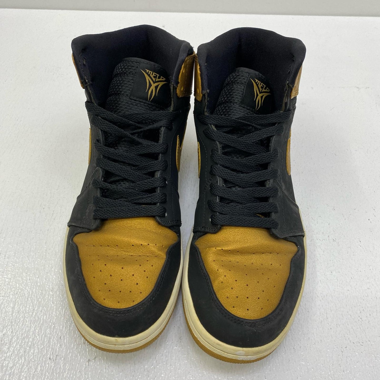 【中古】NIKE | ナイキ Air Jordan 1 Retro High 'Melo PE' スニーカー 332550-026 ゴールド 28.5cm【加古川店】