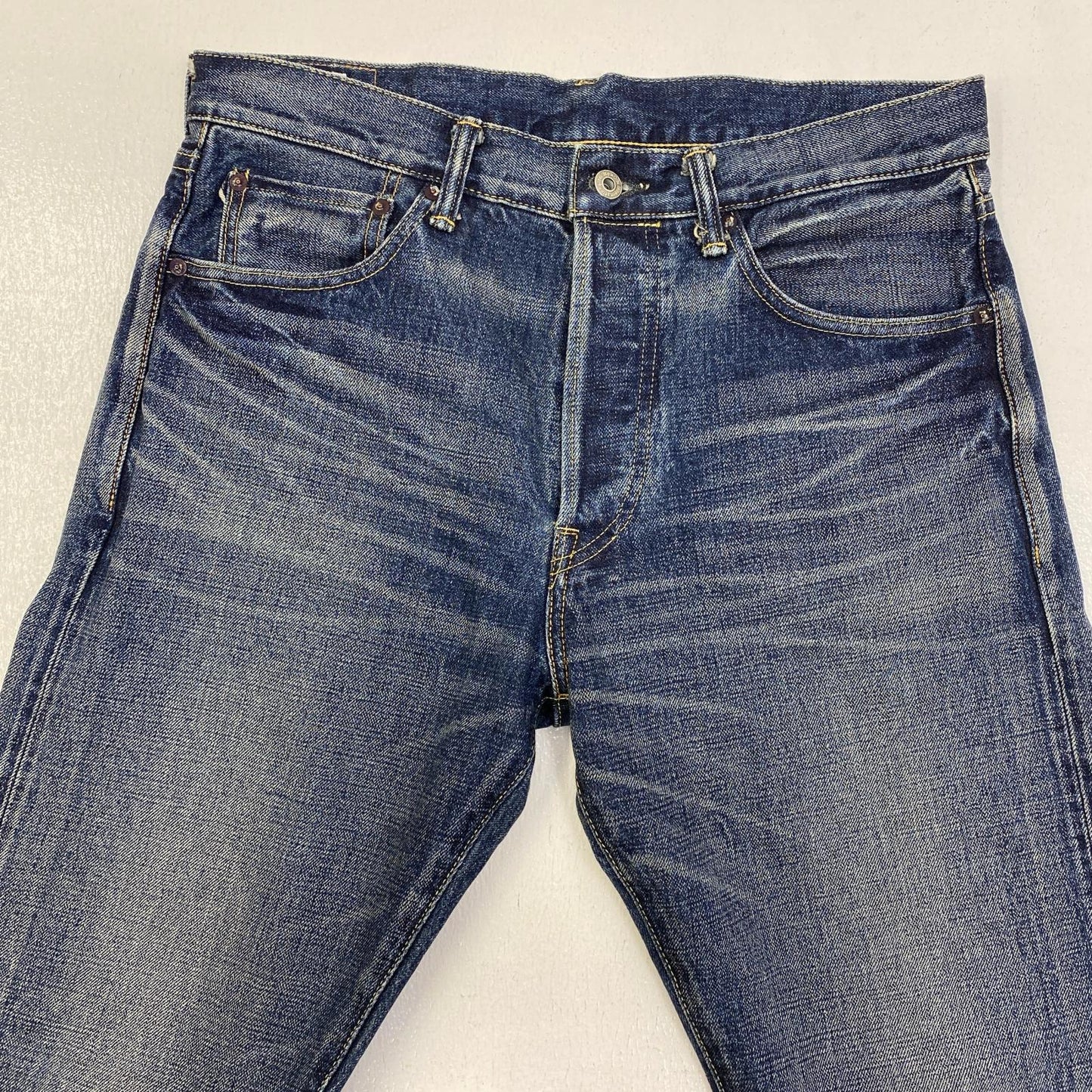 【中古】 15oz. 白耳セルビッジデニム デニムパンツ oni-240used インディゴ サイズ：33【加古川店】