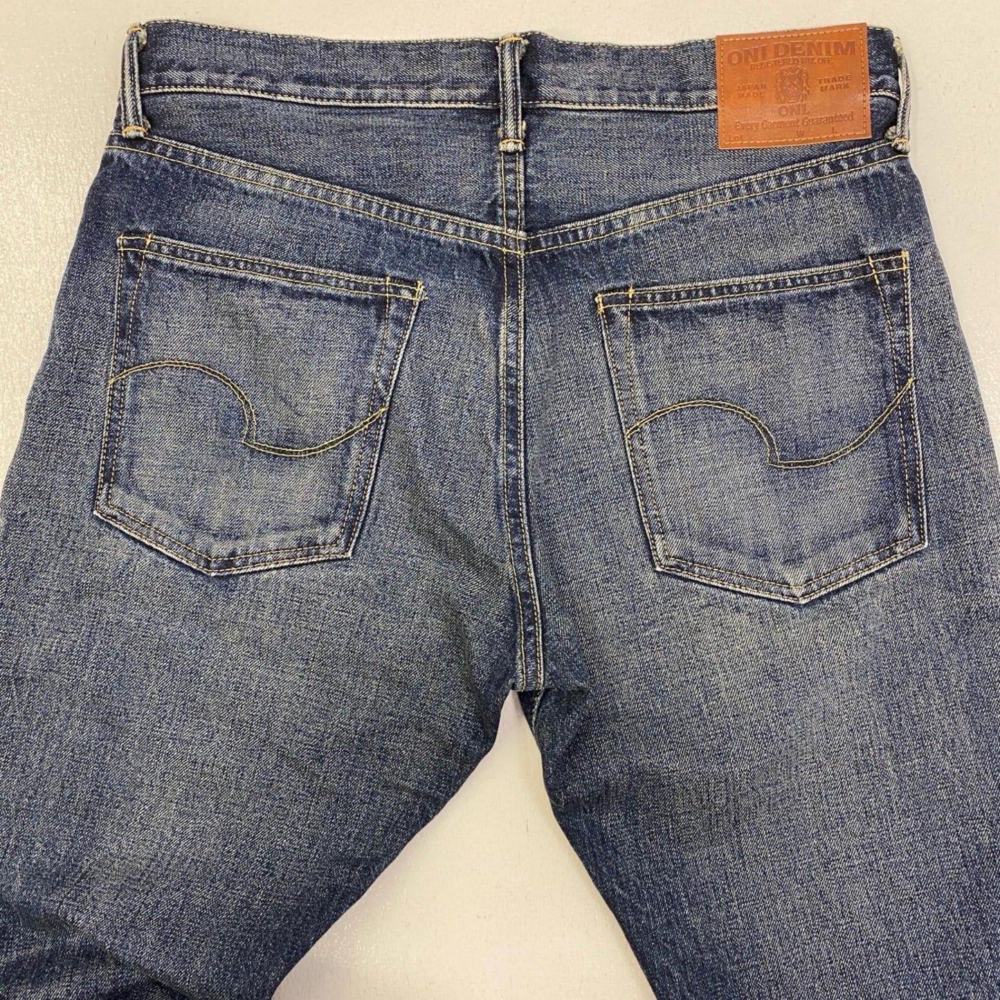 【中古】 15oz. 白耳セルビッジデニム デニムパンツ oni-240used インディゴ サイズ：33【加古川店】