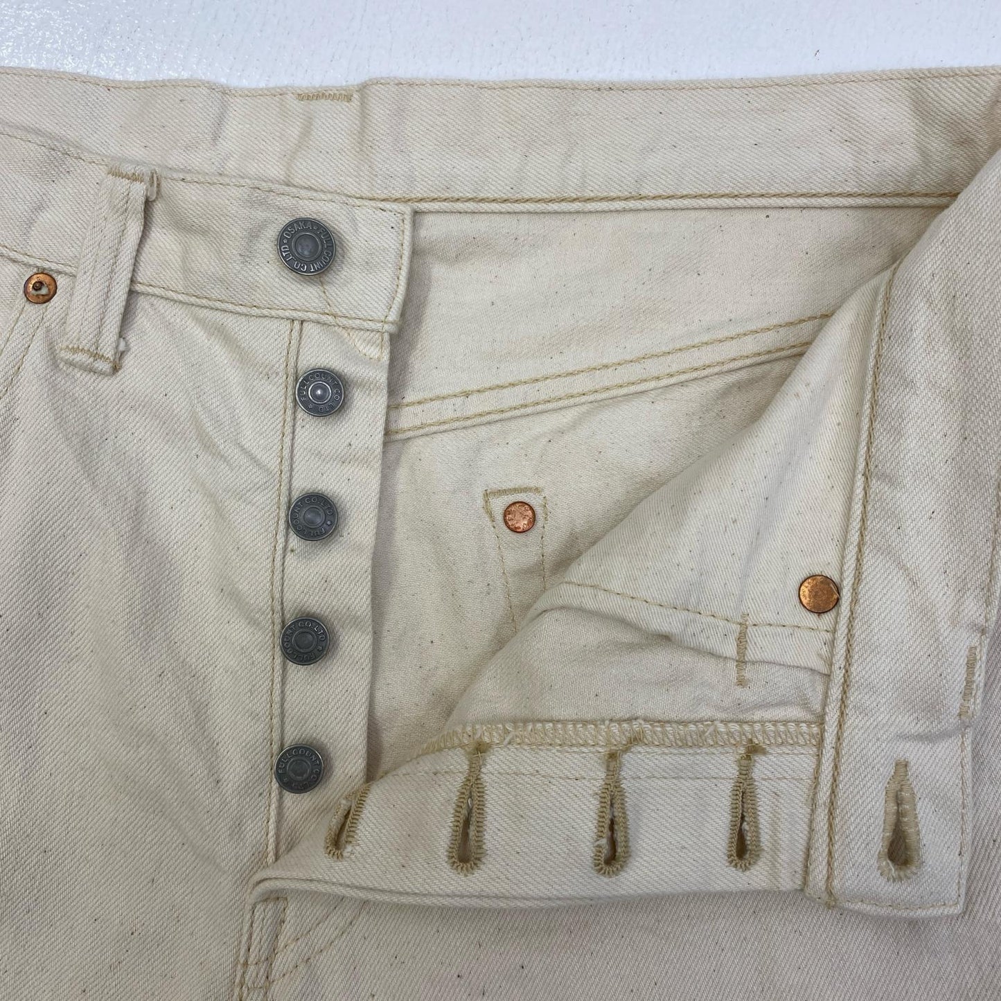 【中古】FULL COUNT | フルカウント lot:1108fc デニムパンツ ホワイト サイズ：33【加古川店】