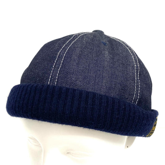 【中古】Mr.FATMAN | ミスターファットマン DENIM FISHERMAN CAP ハット インディゴ サイズ：M【加古川店】