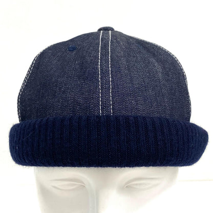 【中古】Mr.FATMAN | ミスターファットマン DENIM FISHERMAN CAP ハット インディゴ サイズ：M【加古川店】