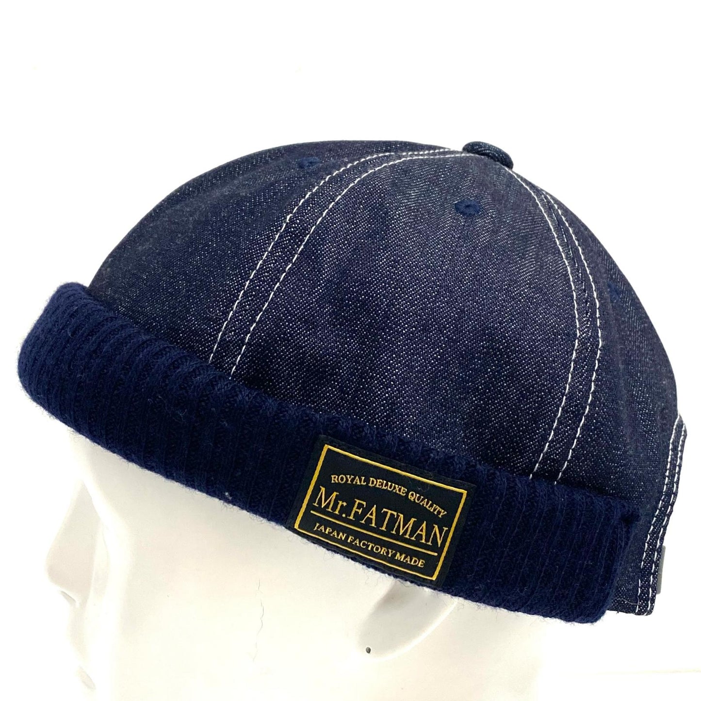【中古】Mr.FATMAN | ミスターファットマン DENIM FISHERMAN CAP ハット インディゴ サイズ：M【加古川店】