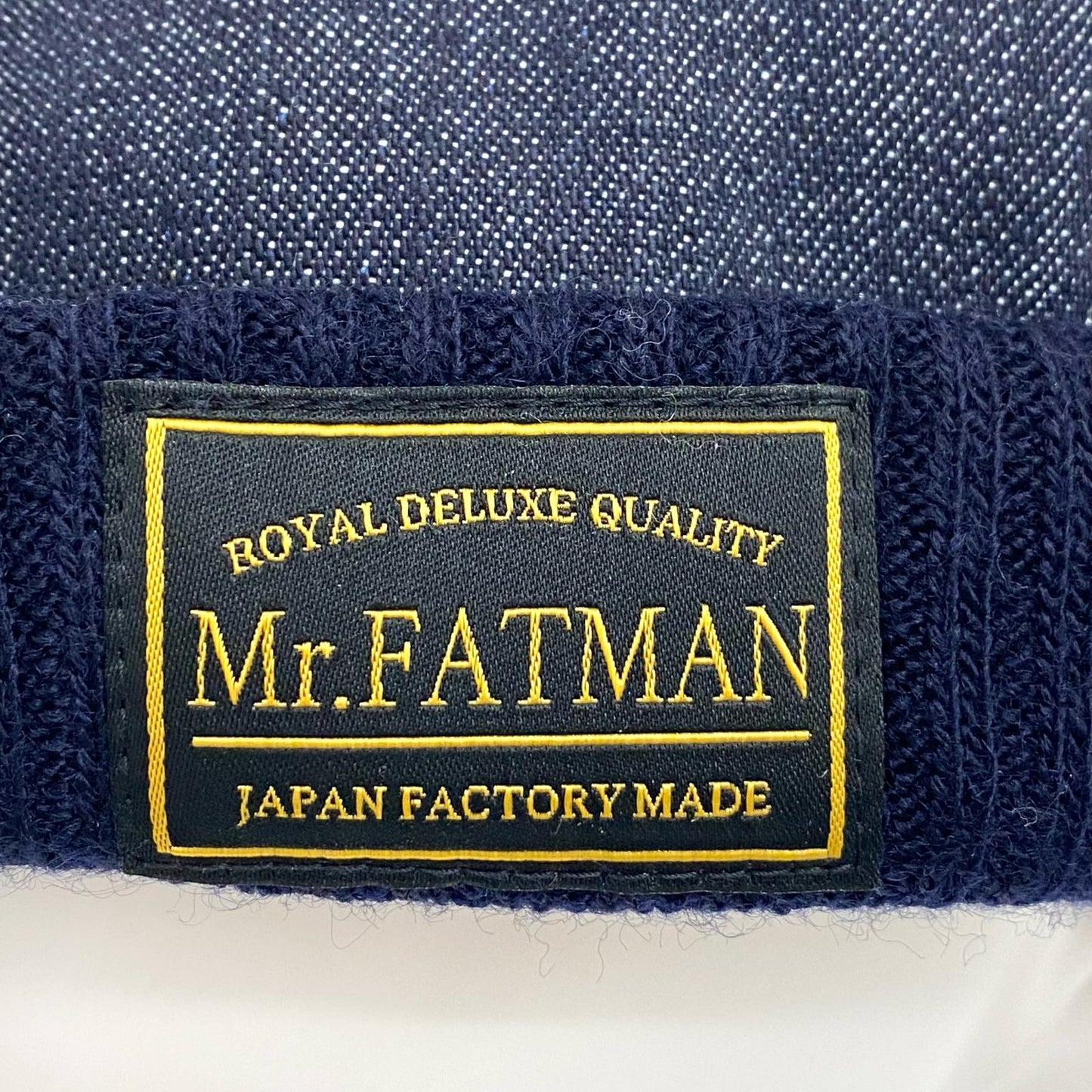 【中古】Mr.FATMAN | ミスターファットマン DENIM FISHERMAN CAP ハット インディゴ サイズ：M【加古川店】