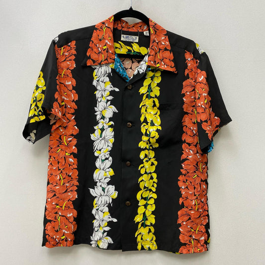【中古】SUN SURF | サンサーフ HAWAIIAN SHIR floralchain その他トップス SS38579 ブラック サイズ：S【加古川店】