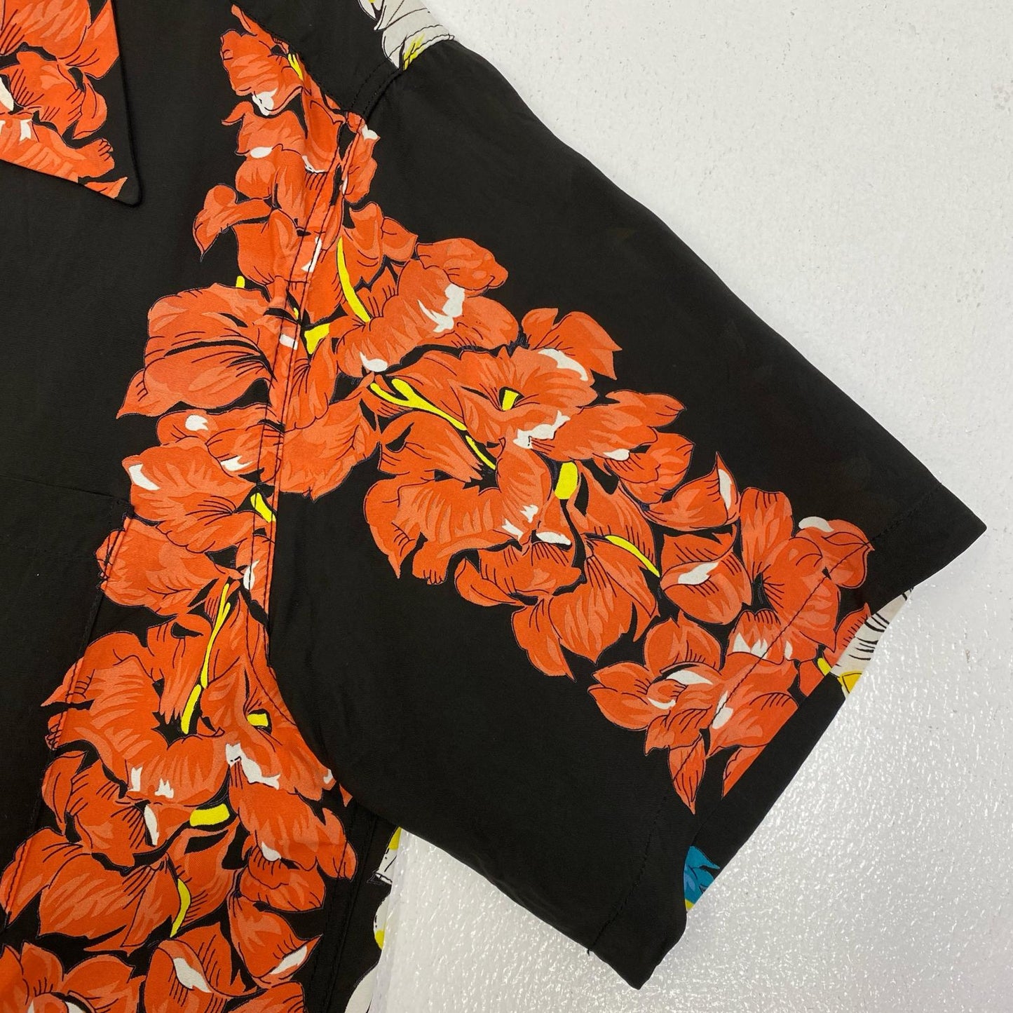 【中古】SUN SURF | サンサーフ HAWAIIAN SHIR floralchain その他トップス SS38579 ブラック サイズ：S【加古川店】