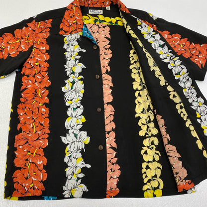 【中古】SUN SURF | サンサーフ HAWAIIAN SHIR floralchain その他トップス SS38579 ブラック サイズ：S【加古川店】