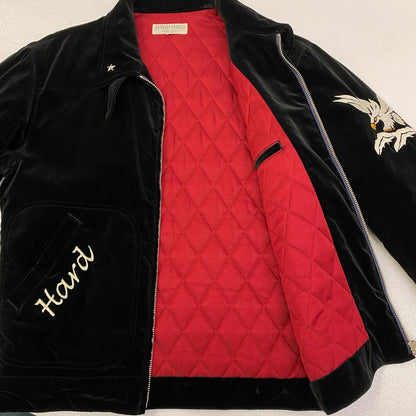 【中古】THE FLAT HEAD | ザフラットヘッド スーベニアジャケット LOT-SV-02HB ブラック サイズ：M【加古川店】