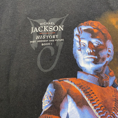 【中古】 MICHAEL JACSON 半袖Ｔシャツ ALL SPORT ブラック サイズ：XL【加古川店】
