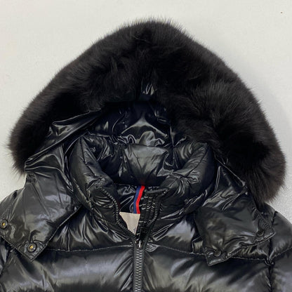 【中古】MONCLER | モンクレール BADYFUR ダウンジャケット D20934685825 68950 ブラック【加古川店】