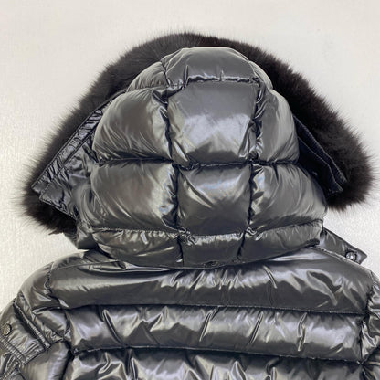 【中古】MONCLER | モンクレール BADYFUR ダウンジャケット D20934685825 68950 ブラック【加古川店】