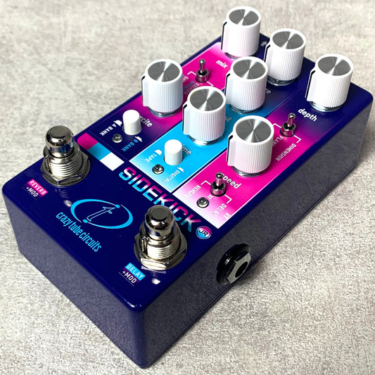 【新品】 Crazy Tube Circuits | クレイジーチューブサーキット ディレイ 楽器 Sidekick JR Japan Ltd 80's Dream w/XT FootSwitch【加古川店】