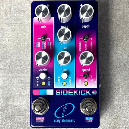 【新品】 Crazy Tube Circuits | クレイジーチューブサーキット ディレイ 楽器 Sidekick JR Japan Ltd 80's Dream w/XT FootSwitch【加古川店】