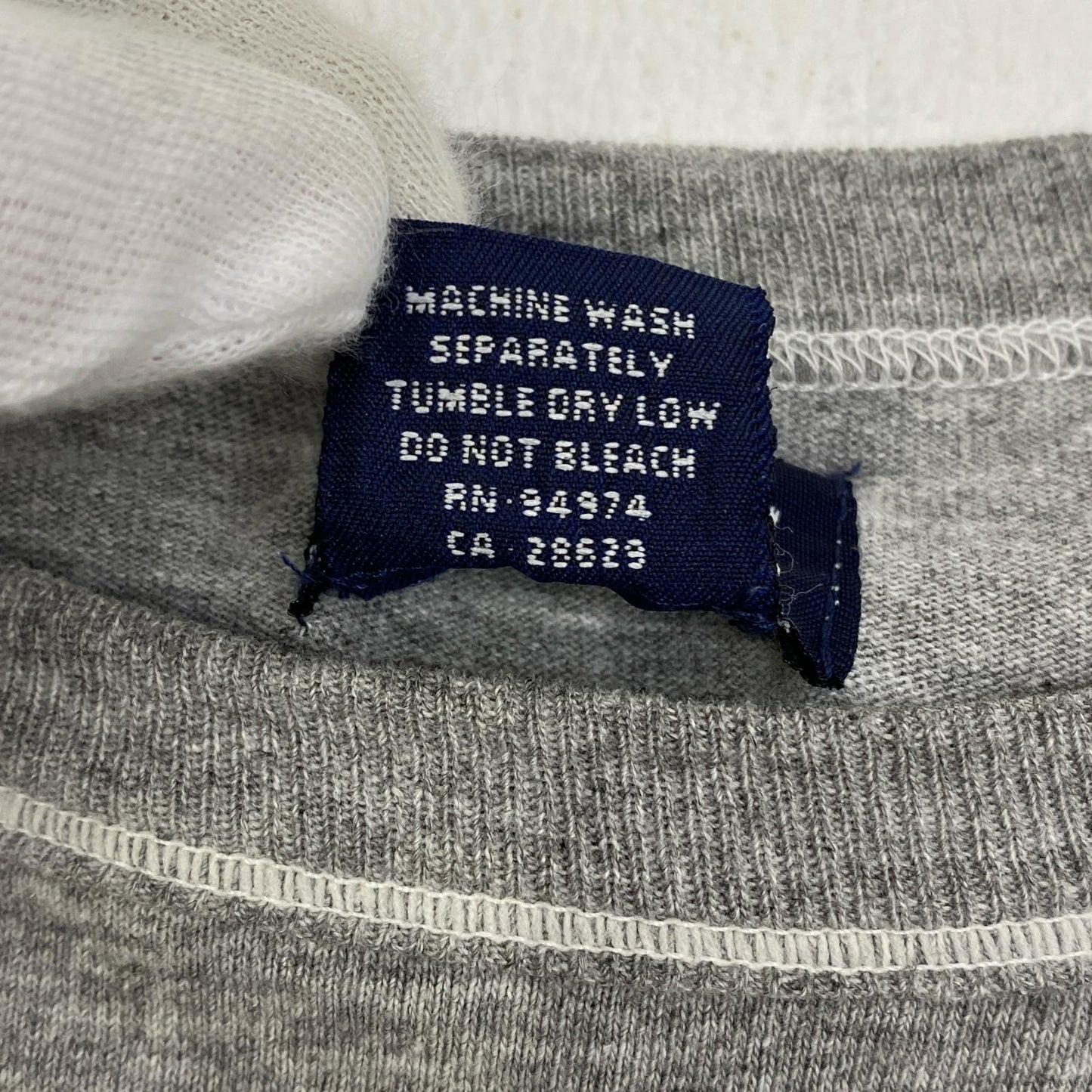 【中古】STUSSY | ステューシー 1P LOGO TEE USA製 半袖Ｔシャツ グレー サイズ：M【加古川店】