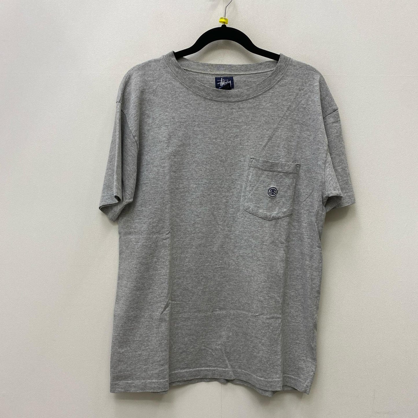 【中古】STUSSY | ステューシー SS-LINK POCKET T USA製 半袖Ｔシャツ グレー サイズ：M【加古川店】