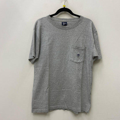 【中古】STUSSY | ステューシー SS-LINK POCKET T USA製 半袖Ｔシャツ グレー サイズ：M【加古川店】