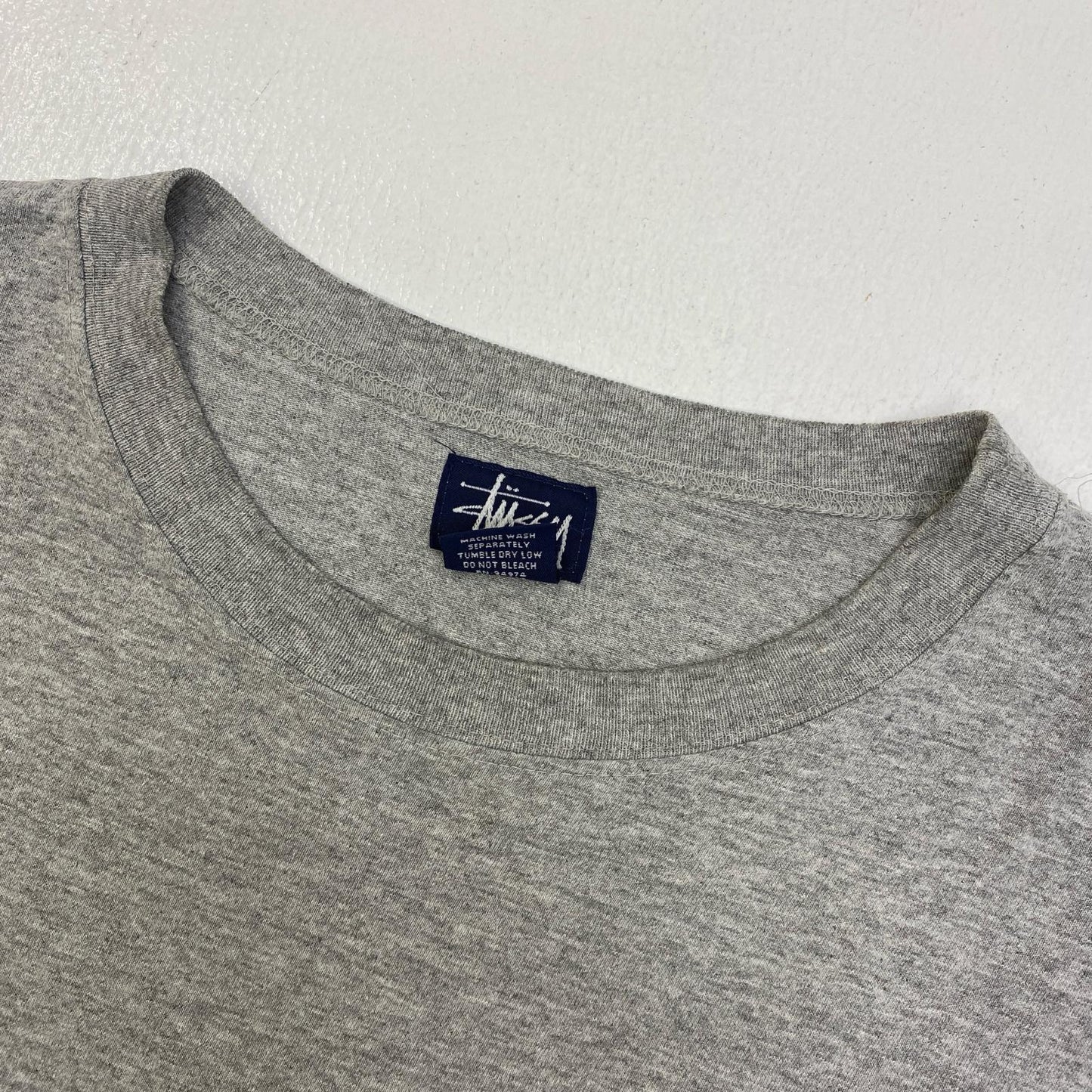 【中古】STUSSY | ステューシー SS-LINK POCKET T USA製 半袖Ｔシャツ グレー サイズ：M【加古川店】