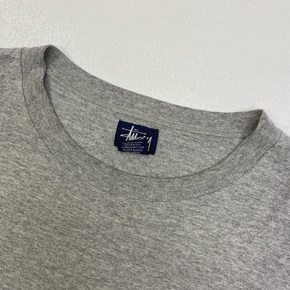 【中古】STUSSY | ステューシー SS-LINK POCKET T USA製 半袖Ｔシャツ グレー サイズ：M【加古川店】