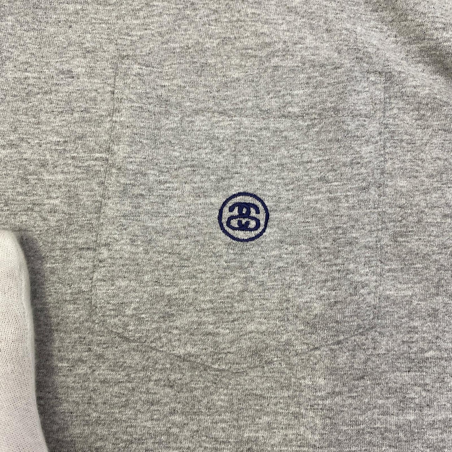 【中古】STUSSY | ステューシー SS-LINK POCKET T USA製 半袖Ｔシャツ グレー サイズ：M【加古川店】