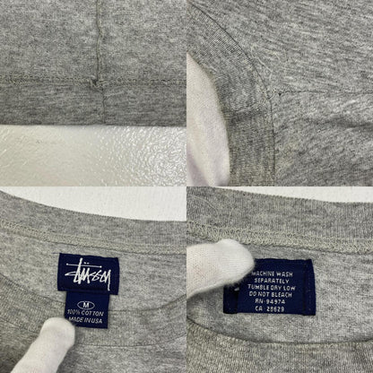 【中古】STUSSY | ステューシー SS-LINK POCKET T USA製 半袖Ｔシャツ グレー サイズ：M【加古川店】