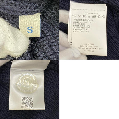 【中古】MONCLER | モンクレール MAGLIONE TRICOT CARDIGAN ダウンジャケット C20919409700 ネイビー サイズ：S【加古川店】
