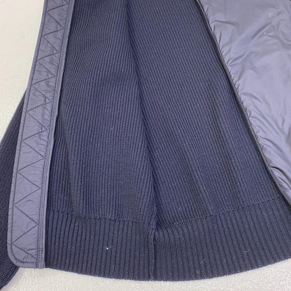 【中古】MONCLER | モンクレール MAGLIONE TRICOT CARDIGAN ダウンジャケット C20919409700 ネイビー サイズ：S【加古川店】