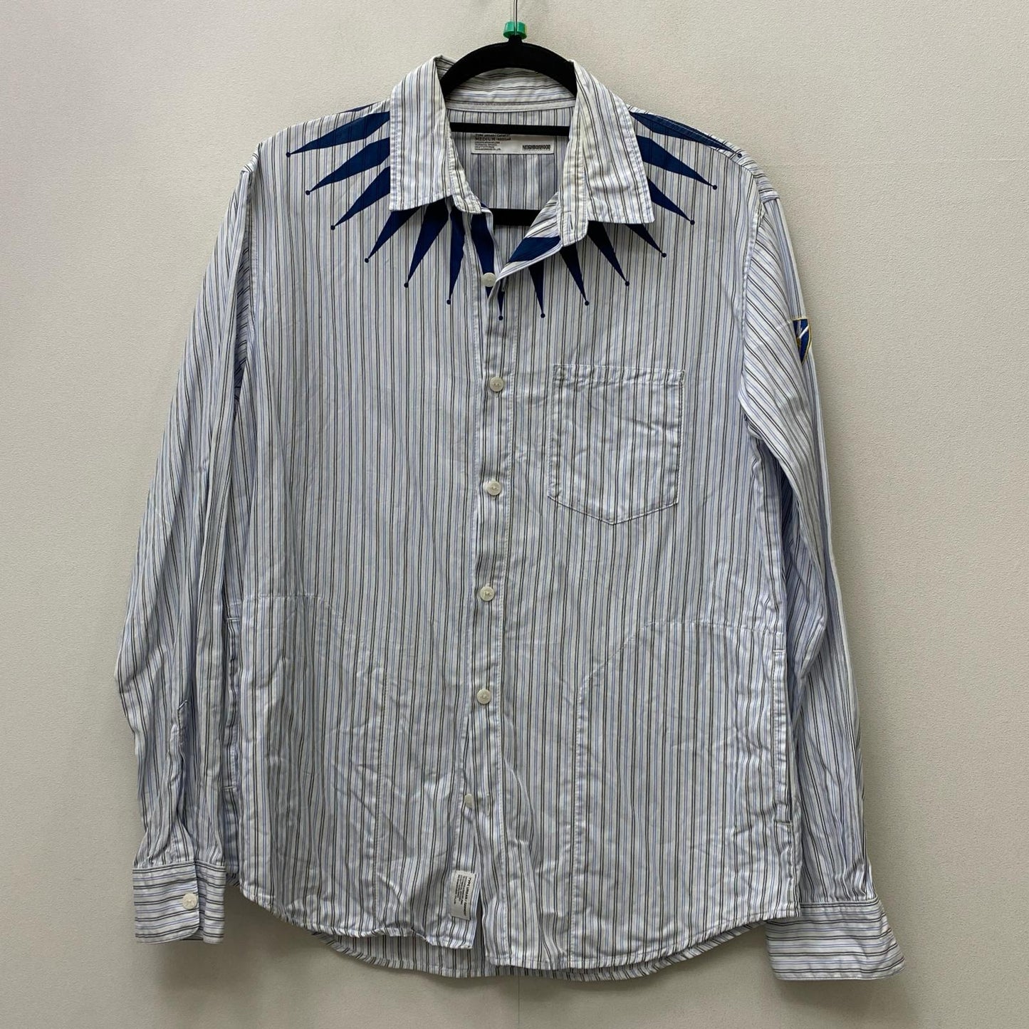 【中古】NEIGHBORHOOD | ネイバーフッド SCORPION STRIPE SHIRT 長袖シャツ 091SPNH-SHM09 サイズ：M【加古川店】