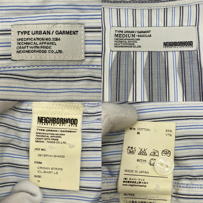 【中古】NEIGHBORHOOD | ネイバーフッド SCORPION STRIPE SHIRT 長袖シャツ 091SPNH-SHM09 サイズ：M【加古川店】