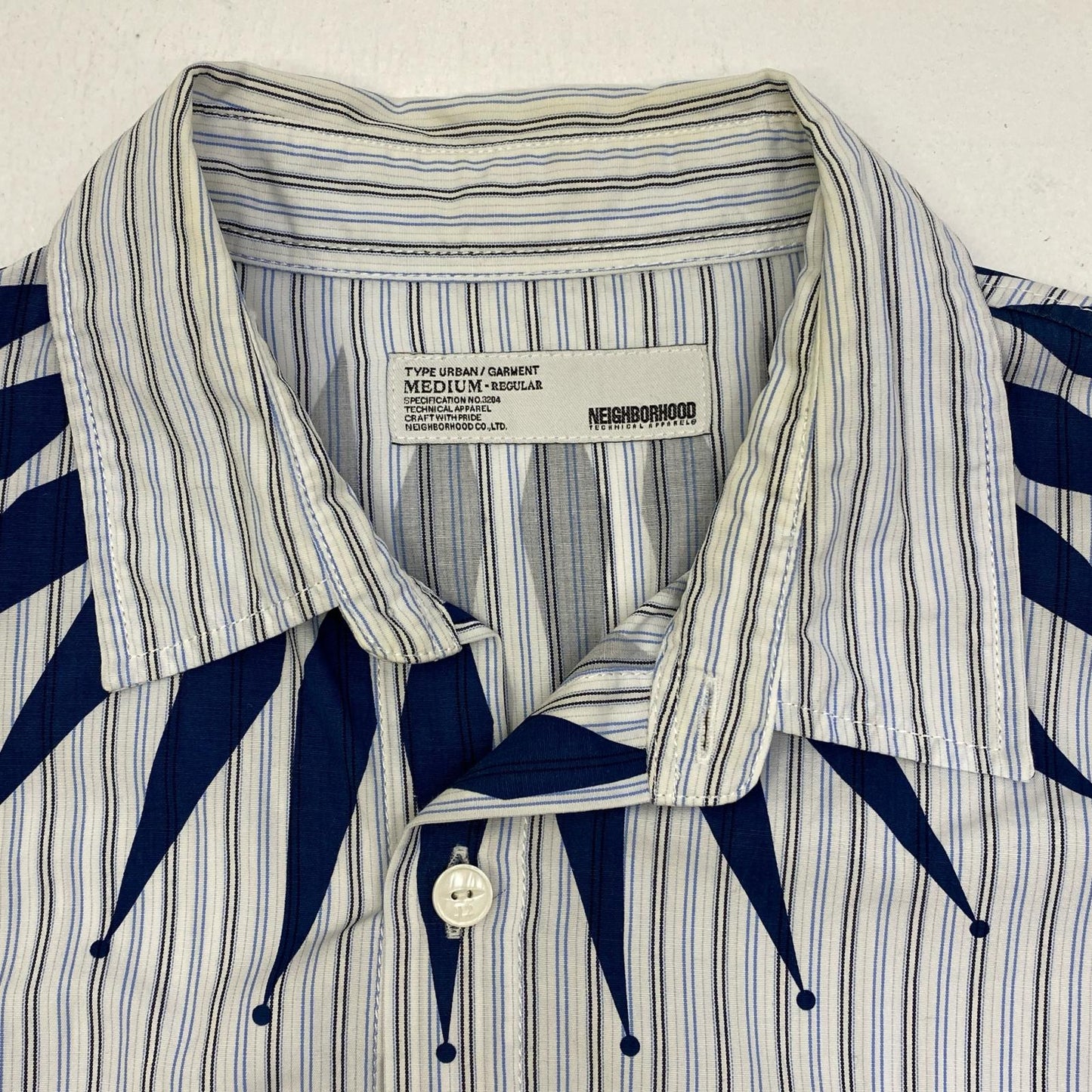 【中古】NEIGHBORHOOD | ネイバーフッド SCORPION STRIPE SHIRT 長袖シャツ 091SPNH-SHM09 サイズ：M【加古川店】